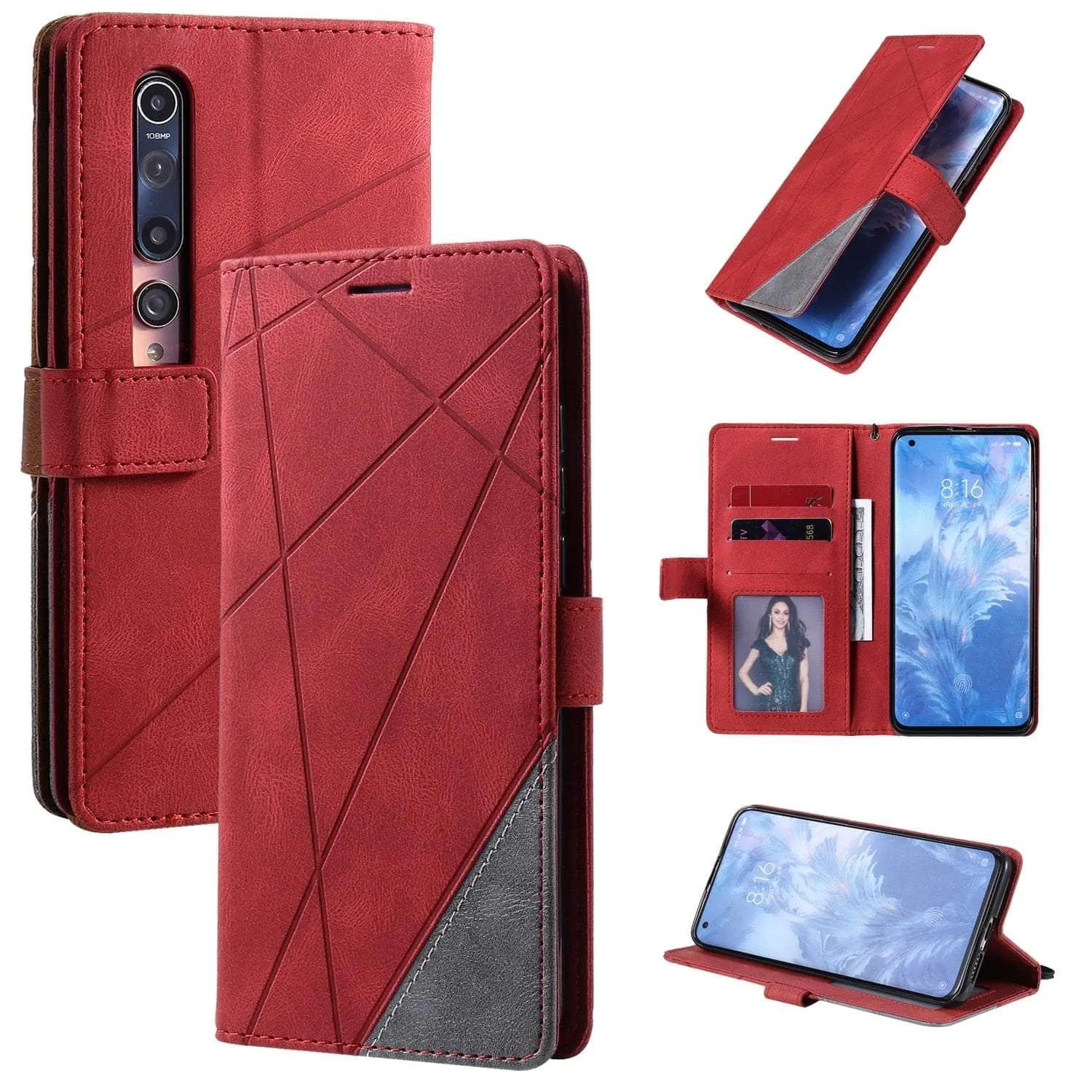 Galaxy S23 FE Wallet Flip Vegan Leather Case