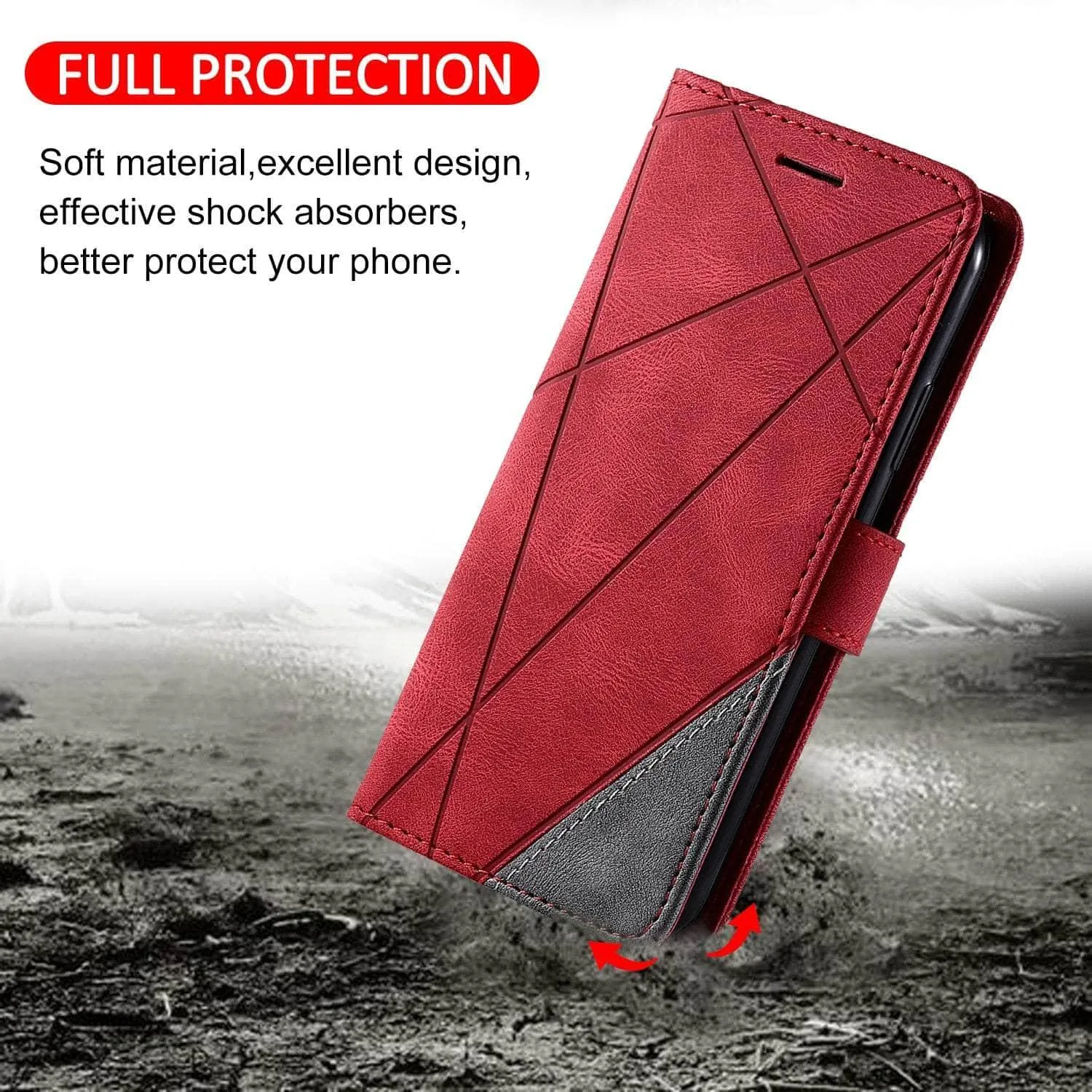 Galaxy S23 FE Wallet Flip Vegan Leather Case