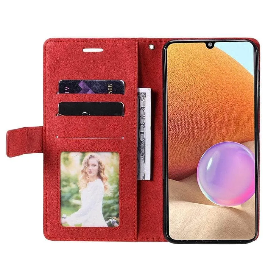 Galaxy S23 FE Wallet Flip Vegan Leather Case