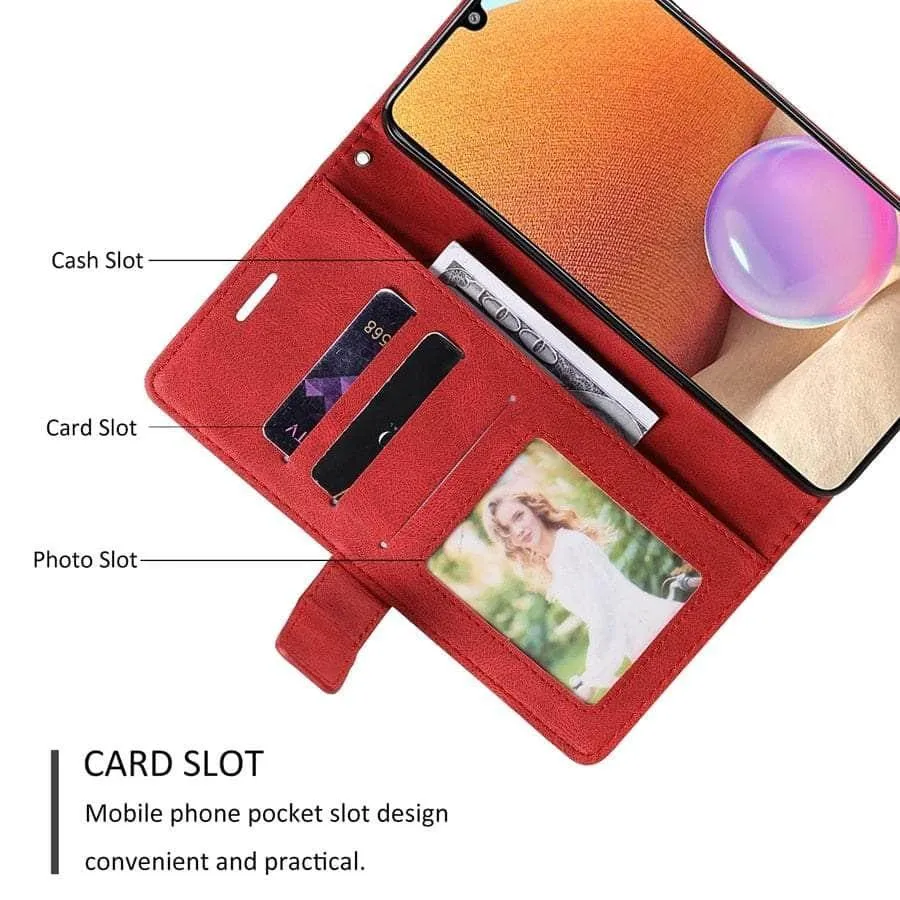 Galaxy S23 FE Wallet Flip Vegan Leather Case