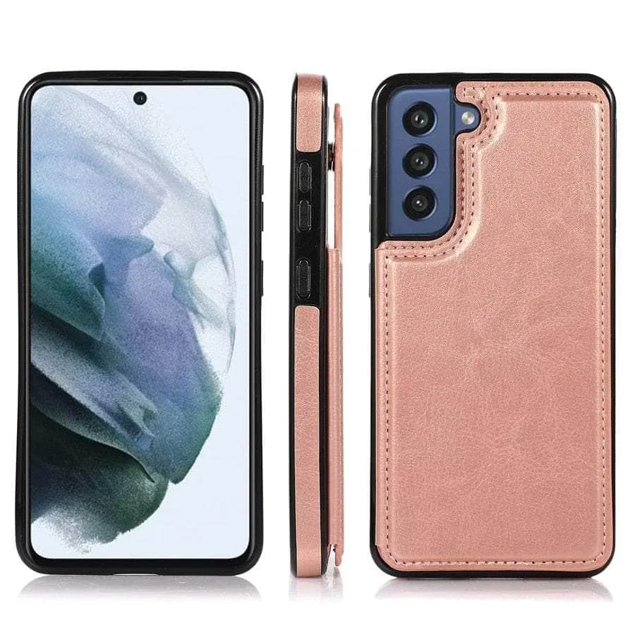 Galaxy S23 Luxury Slim Fit Wallet Leather Case