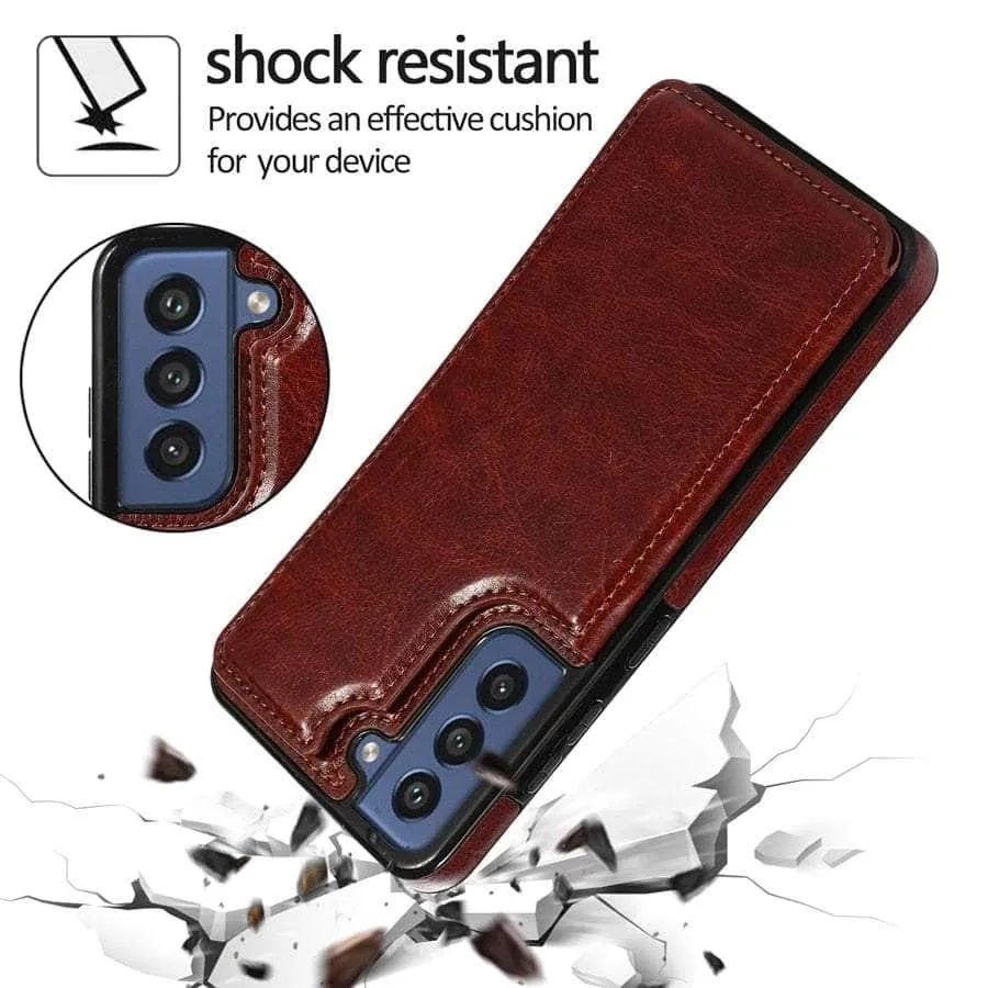 Galaxy S23 Luxury Slim Fit Wallet Leather Case