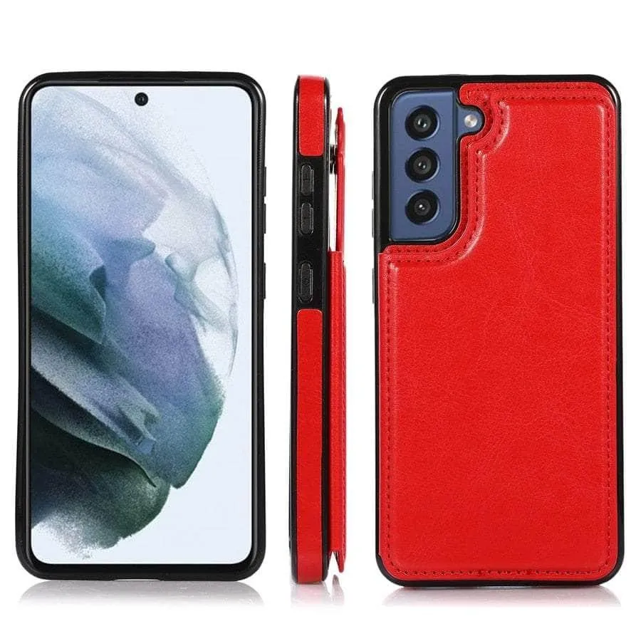 Galaxy S23 Luxury Slim Fit Wallet Leather Case