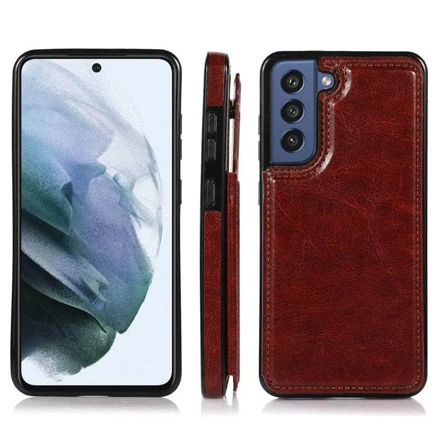 Galaxy S23 Luxury Slim Fit Wallet Leather Case