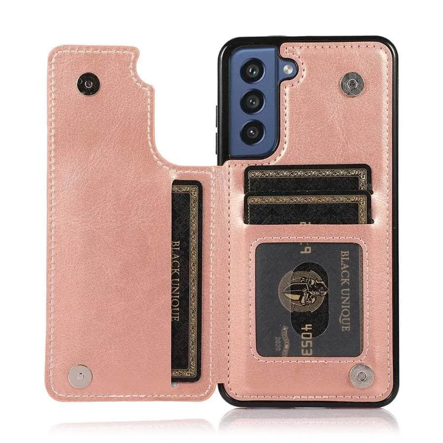 Galaxy S23 Luxury Slim Fit Wallet Leather Case