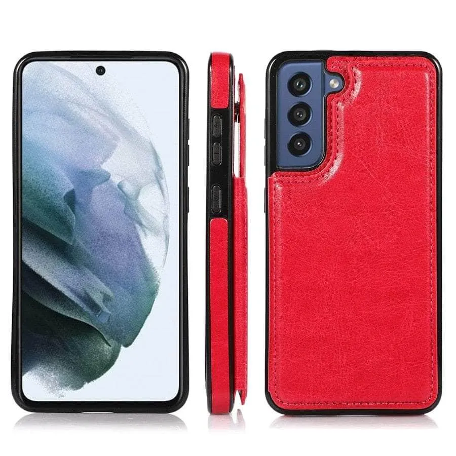 Galaxy S23 Luxury Slim Fit Wallet Leather Case