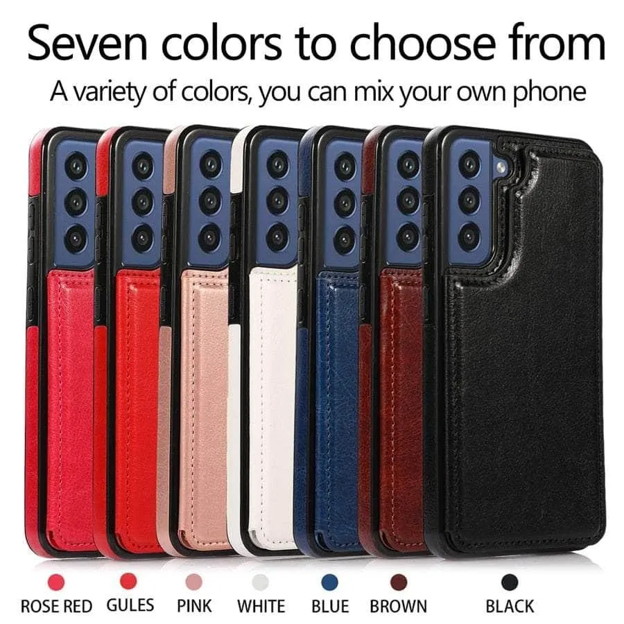 Galaxy S23 Luxury Slim Fit Wallet Leather Case