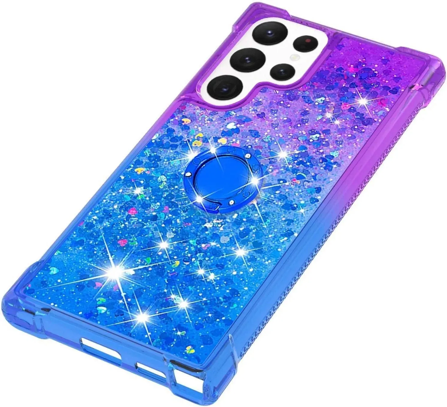 Galaxy S23 Plus Gradient Quicksand Glitter Bling Case