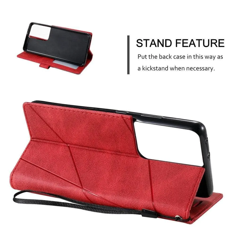 Galaxy S23 Plus Leather Business Wallet Book