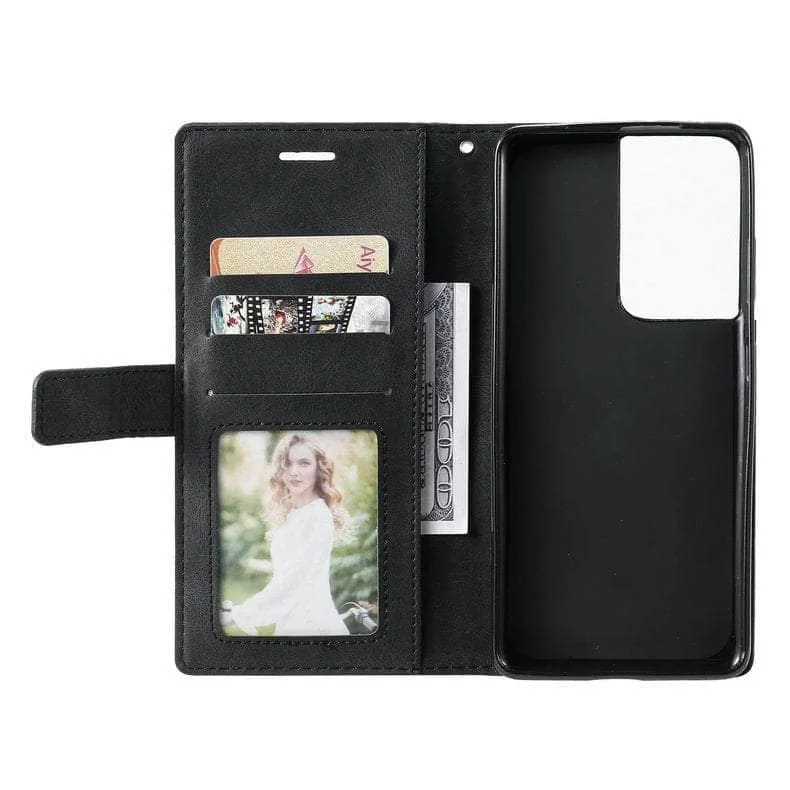 Galaxy S23 Plus Leather Business Wallet Book