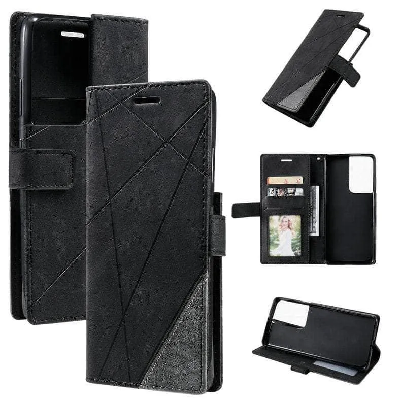 Galaxy S23 Plus Leather Business Wallet Book