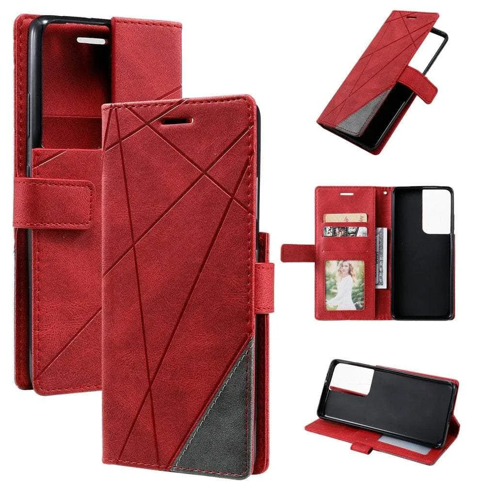 Galaxy S23 Plus Leather Business Wallet Book