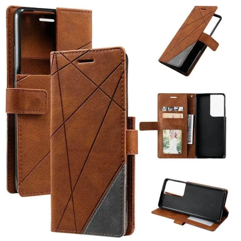 Galaxy S23 Plus Leather Business Wallet Book