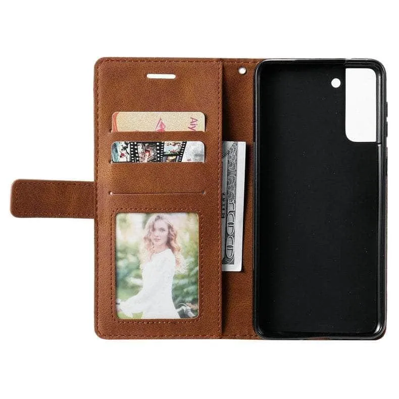 Galaxy S23 Plus Leather Business Wallet Book
