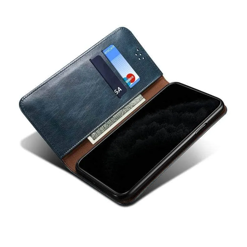 Galaxy S23 Plus Leather Texture Magnet Book Cover