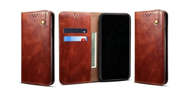 Galaxy S23 Plus Leather Texture Magnet Book Cover