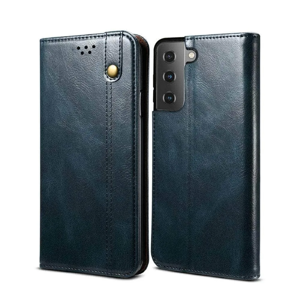 Galaxy S23 Plus Leather Texture Magnet Book Cover