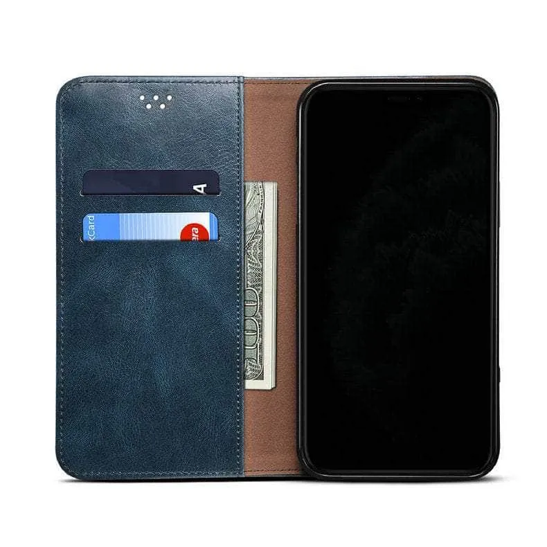 Galaxy S23 Plus Leather Texture Magnet Book Cover