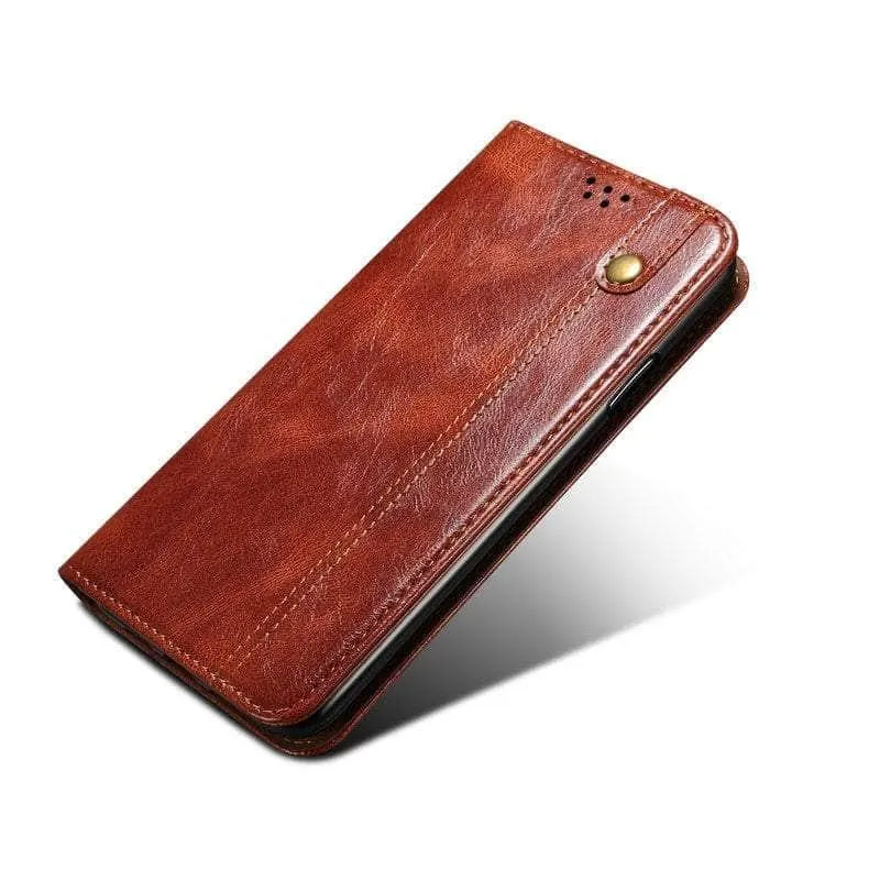 Galaxy S23 Plus Leather Texture Magnet Book Cover
