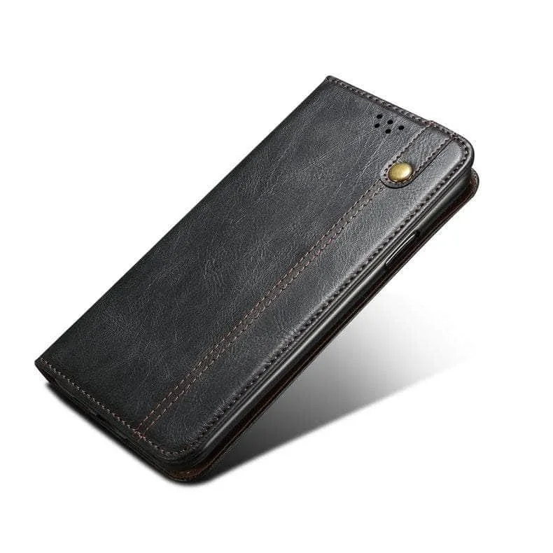 Galaxy S23 Plus Leather Texture Magnet Book Cover