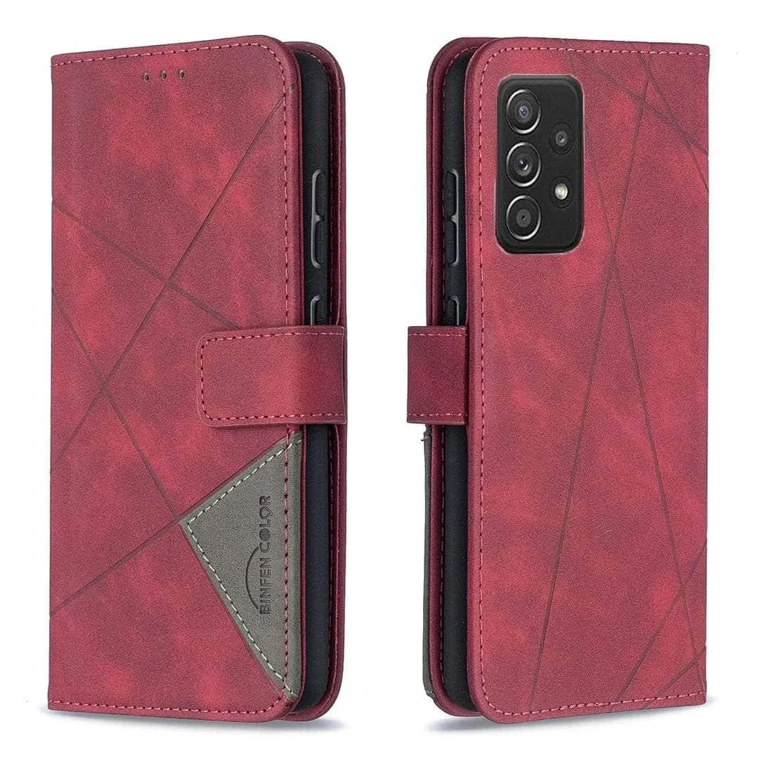 Galaxy S23 Wallet Flip Leather Case