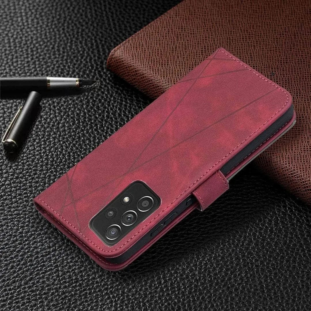 Galaxy S23 Wallet Flip Leather Case