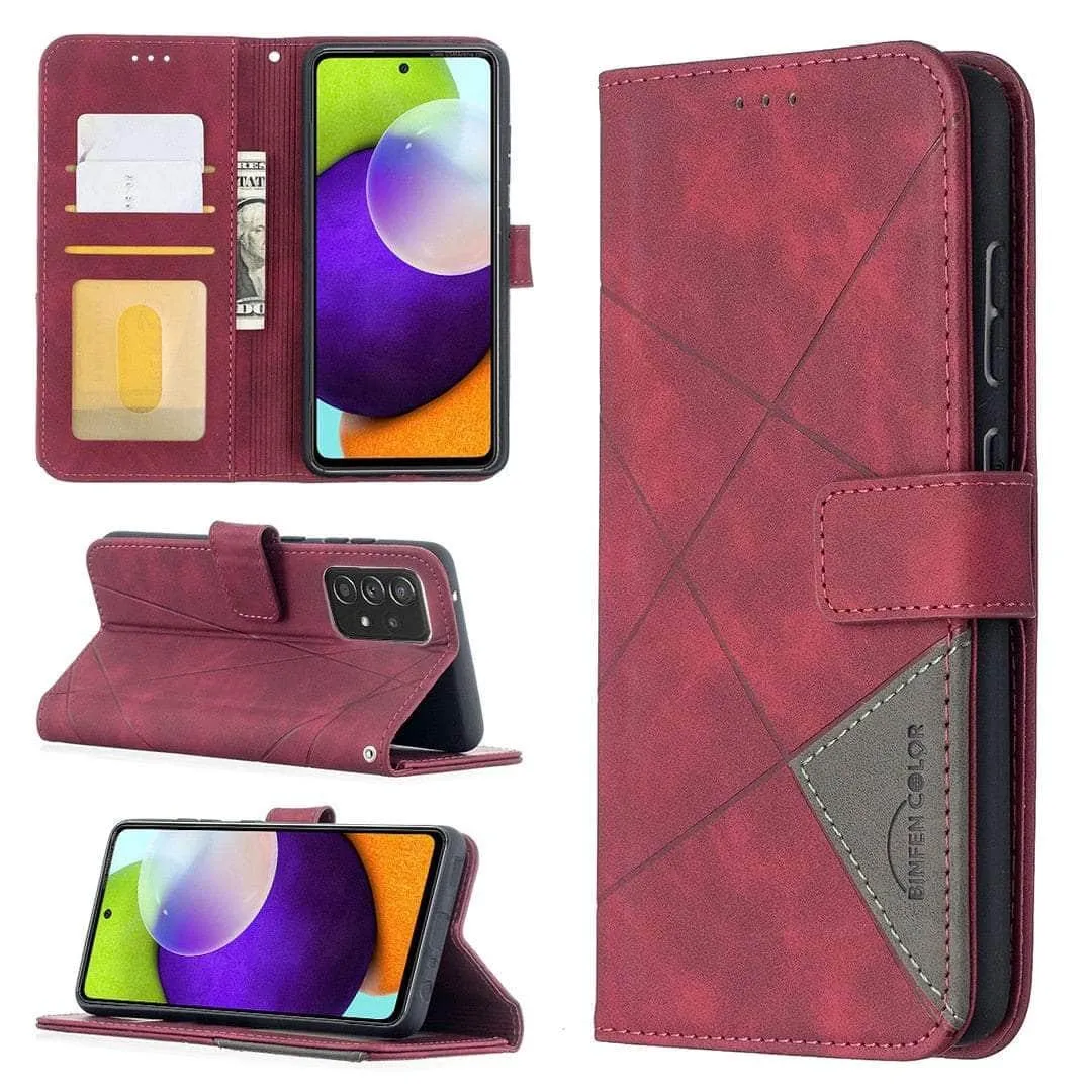 Galaxy S23 Wallet Flip Leather Case