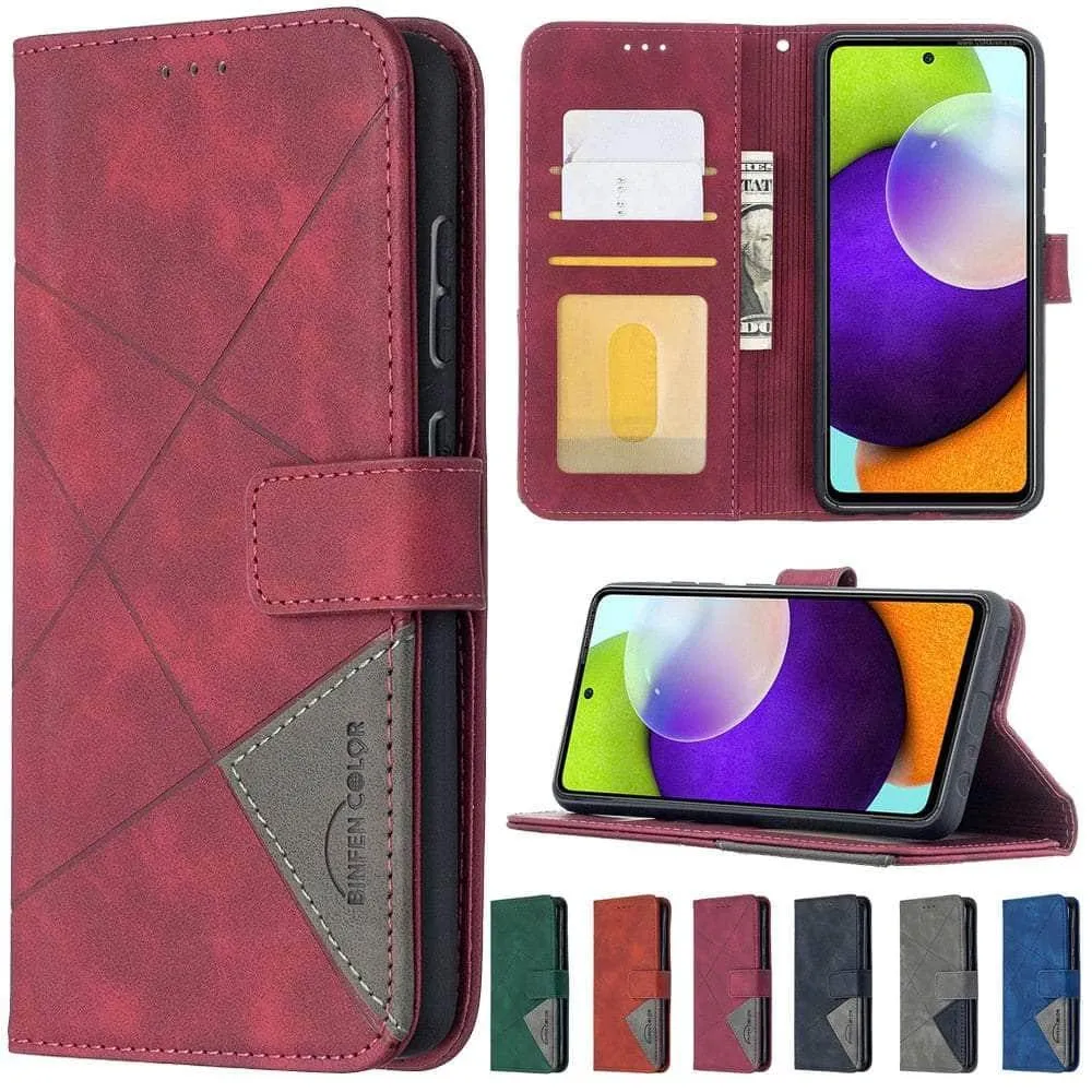 Galaxy S23 Wallet Flip Leather Case