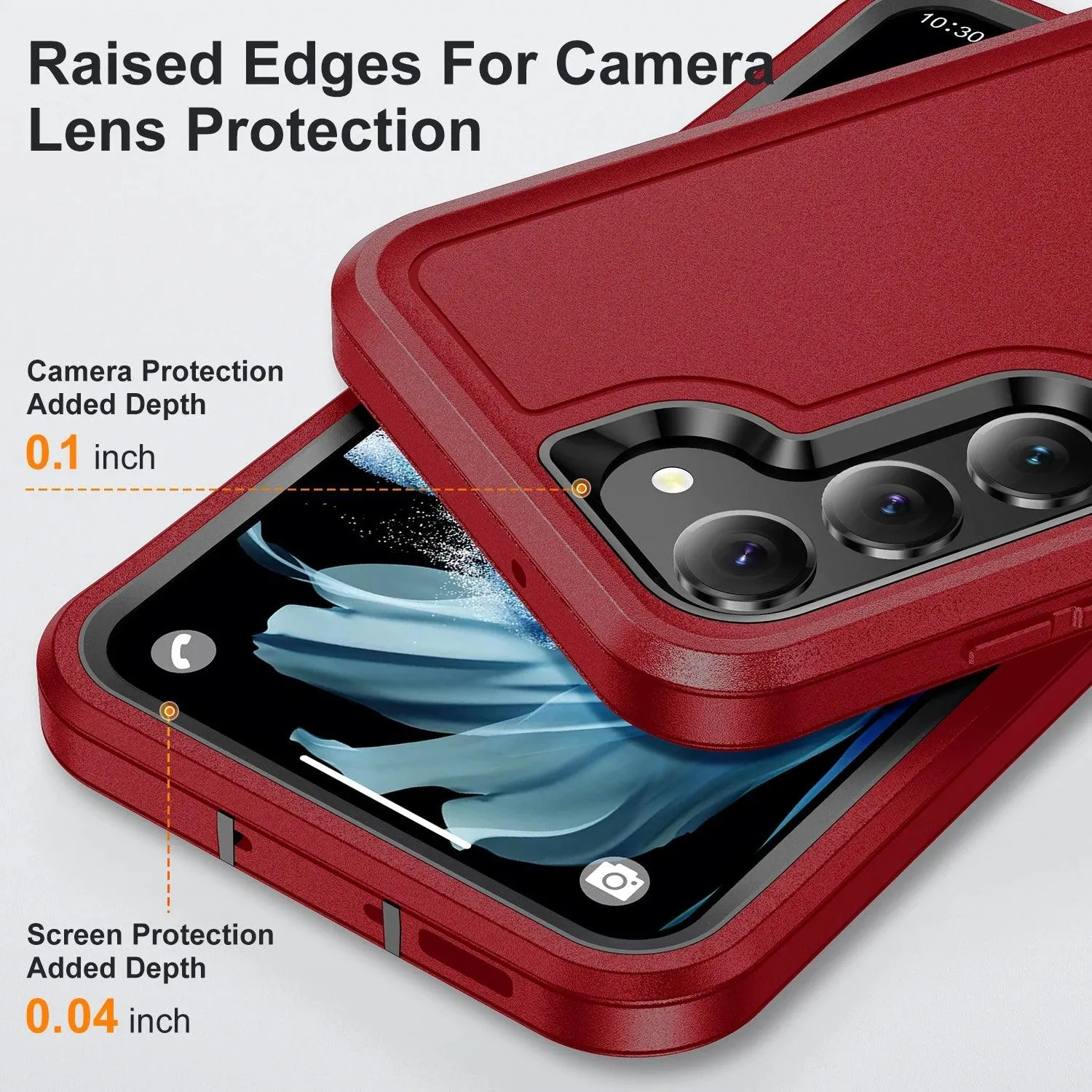 Galaxy S24 Ultra Anti-Dust Kickstand Rugged Case