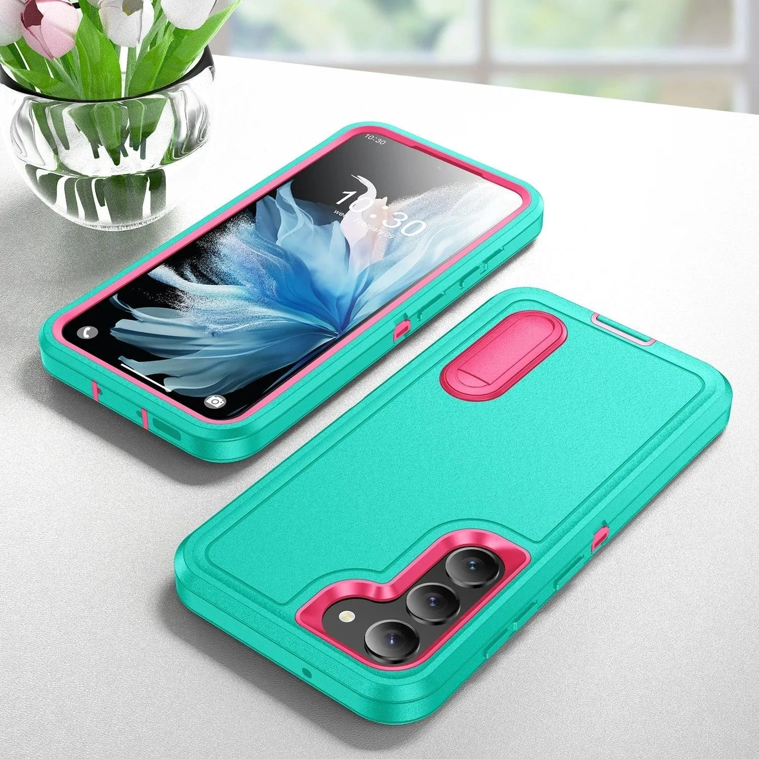 Galaxy S24 Ultra Anti-Dust Kickstand Rugged Case