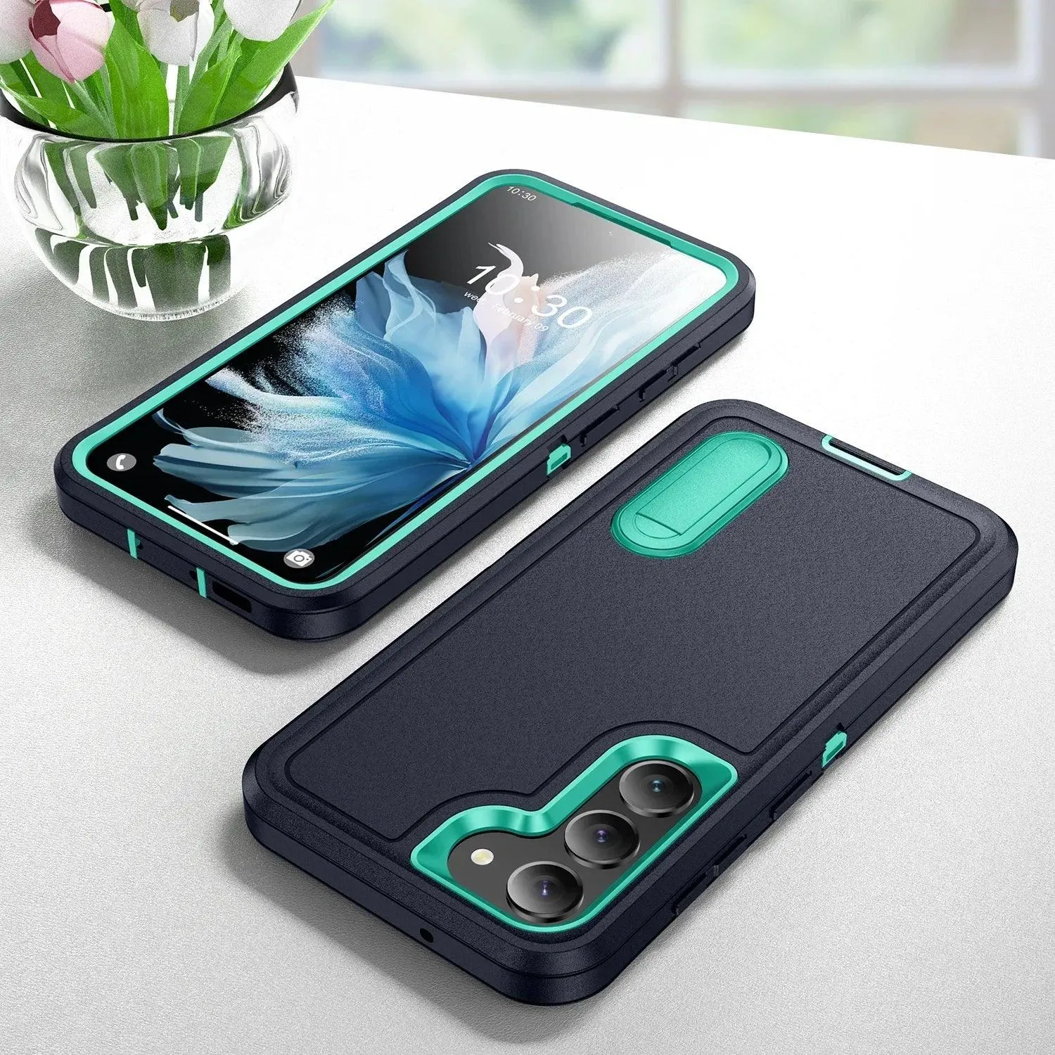 Galaxy S24 Ultra Anti-Dust Kickstand Rugged Case