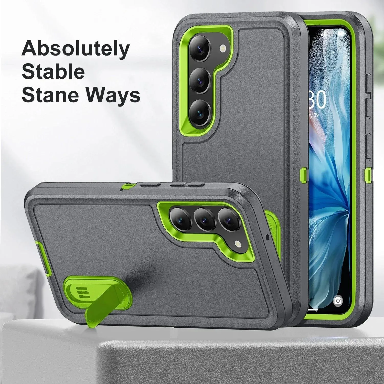 Galaxy S24 Ultra Anti-Dust Kickstand Rugged Case
