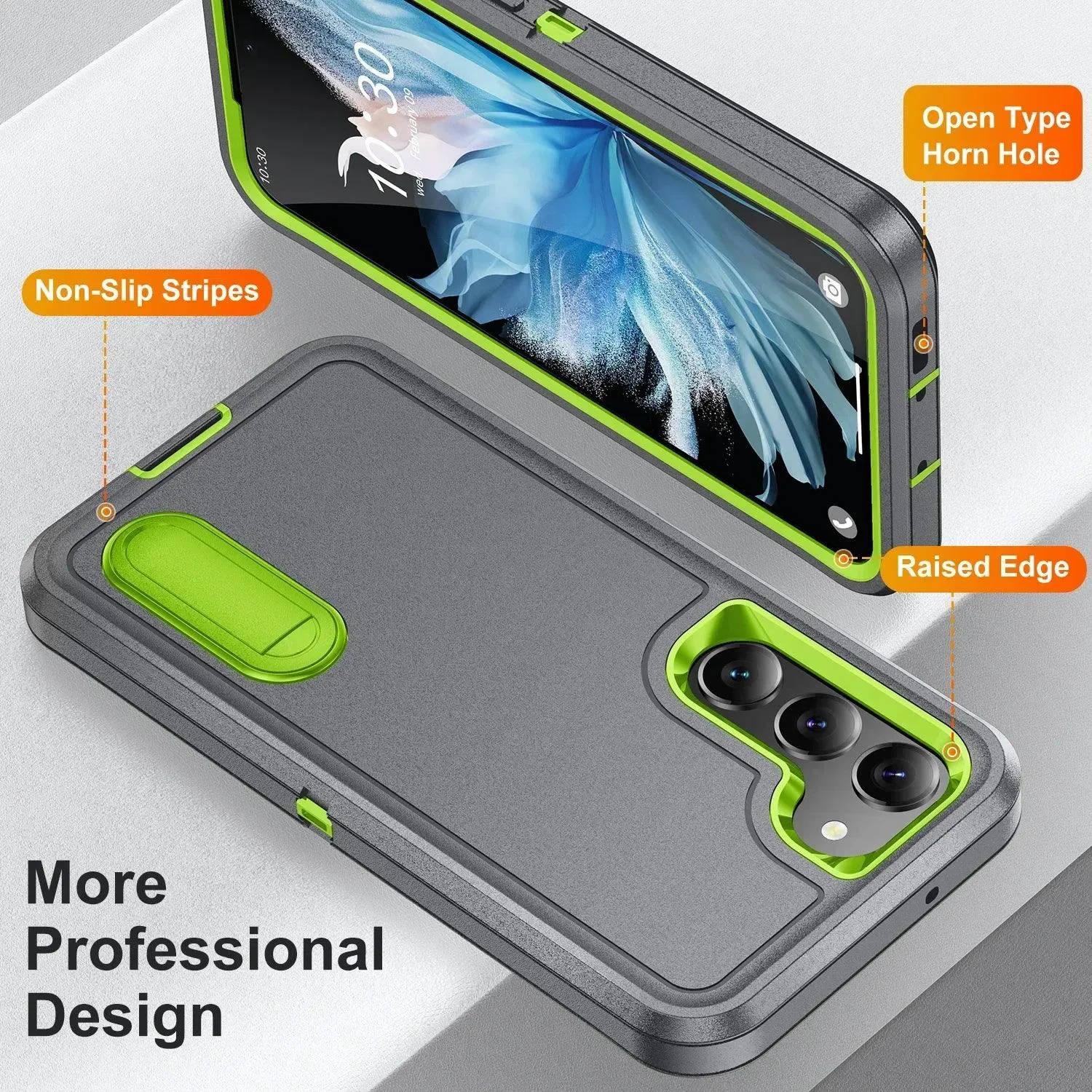 Galaxy S24 Ultra Anti-Dust Kickstand Rugged Case