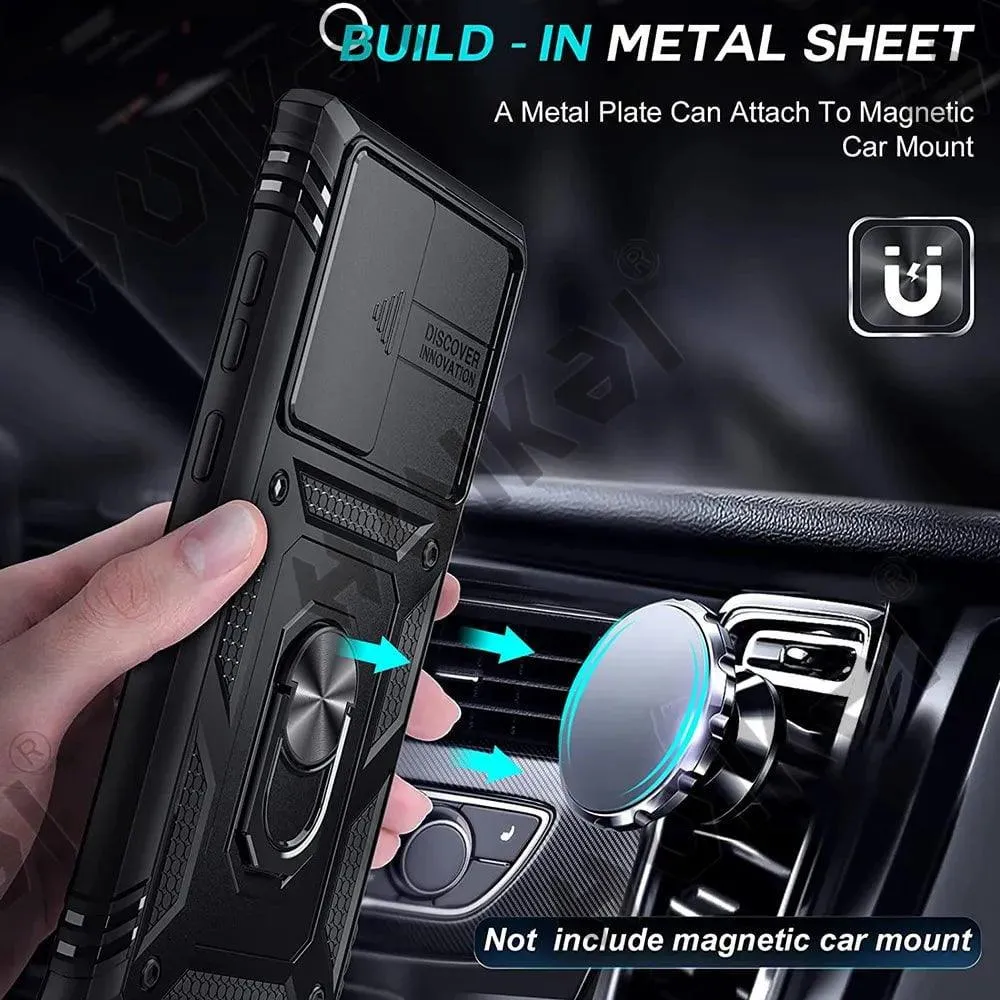 Galaxy S24 Ultra Heavy Duty Ring Kickstand Cover