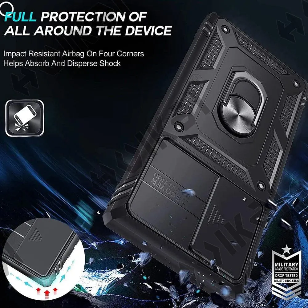 Galaxy S24 Ultra Heavy Duty Ring Kickstand Cover
