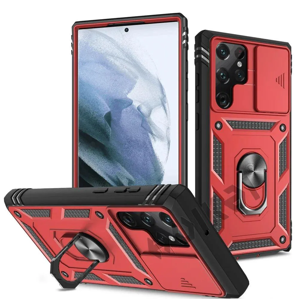 Galaxy S24 Ultra Heavy Duty Ring Kickstand Cover