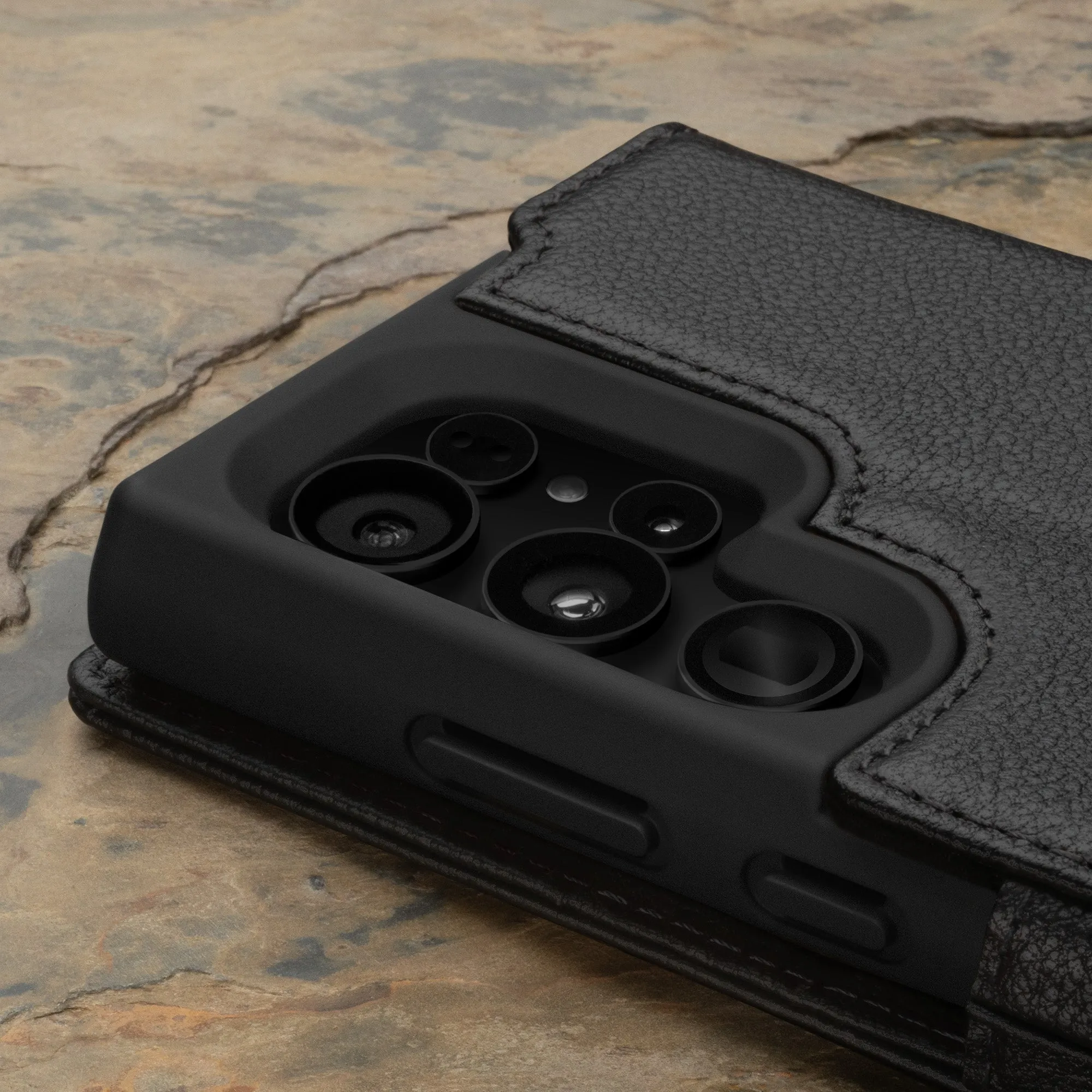 Galaxy S24 Ultra Leather Case (with Stand Function)