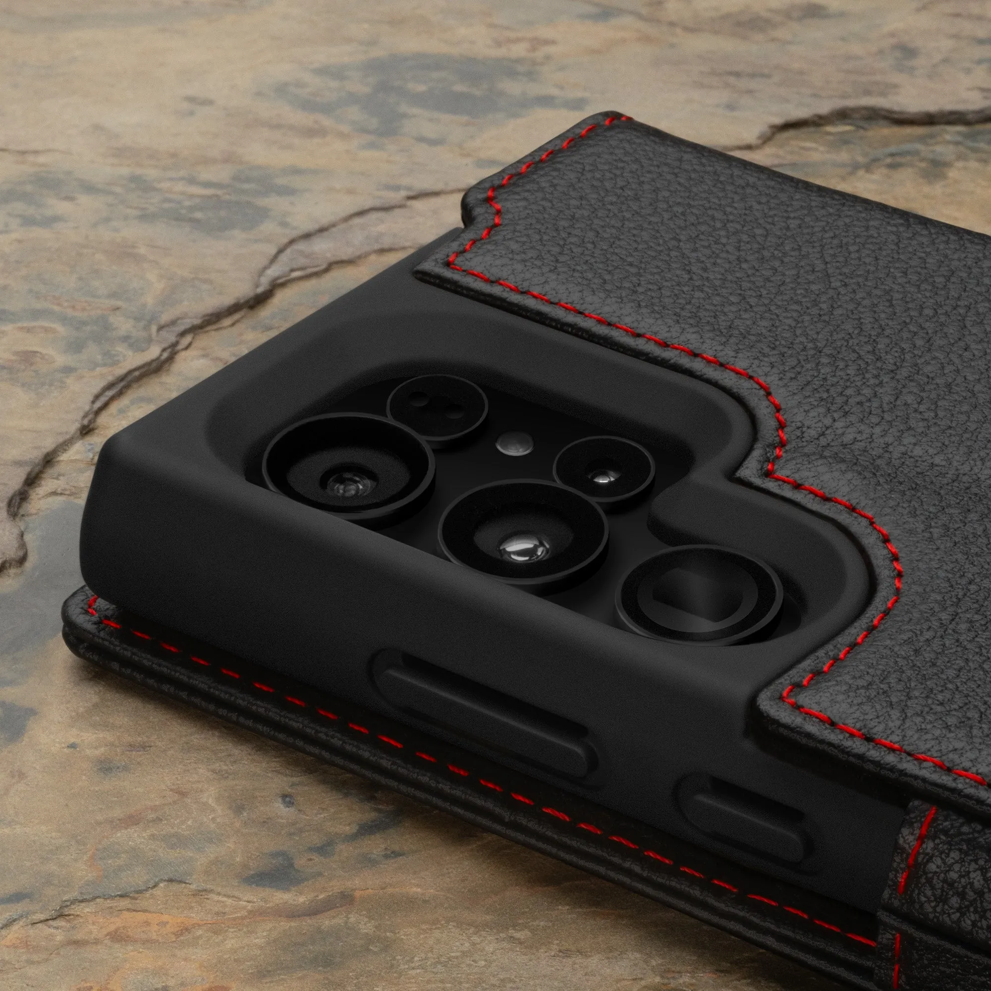 Galaxy S24 Ultra Leather Case (with Stand Function)