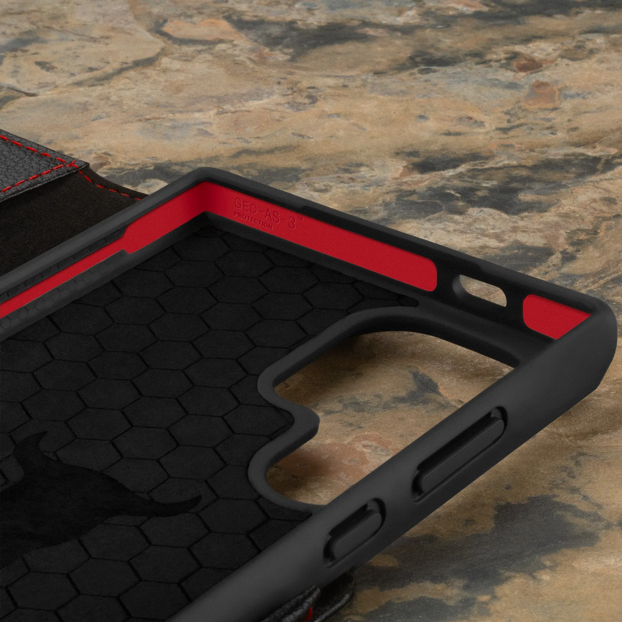 Galaxy S24 Ultra Leather Case (with Stand Function)