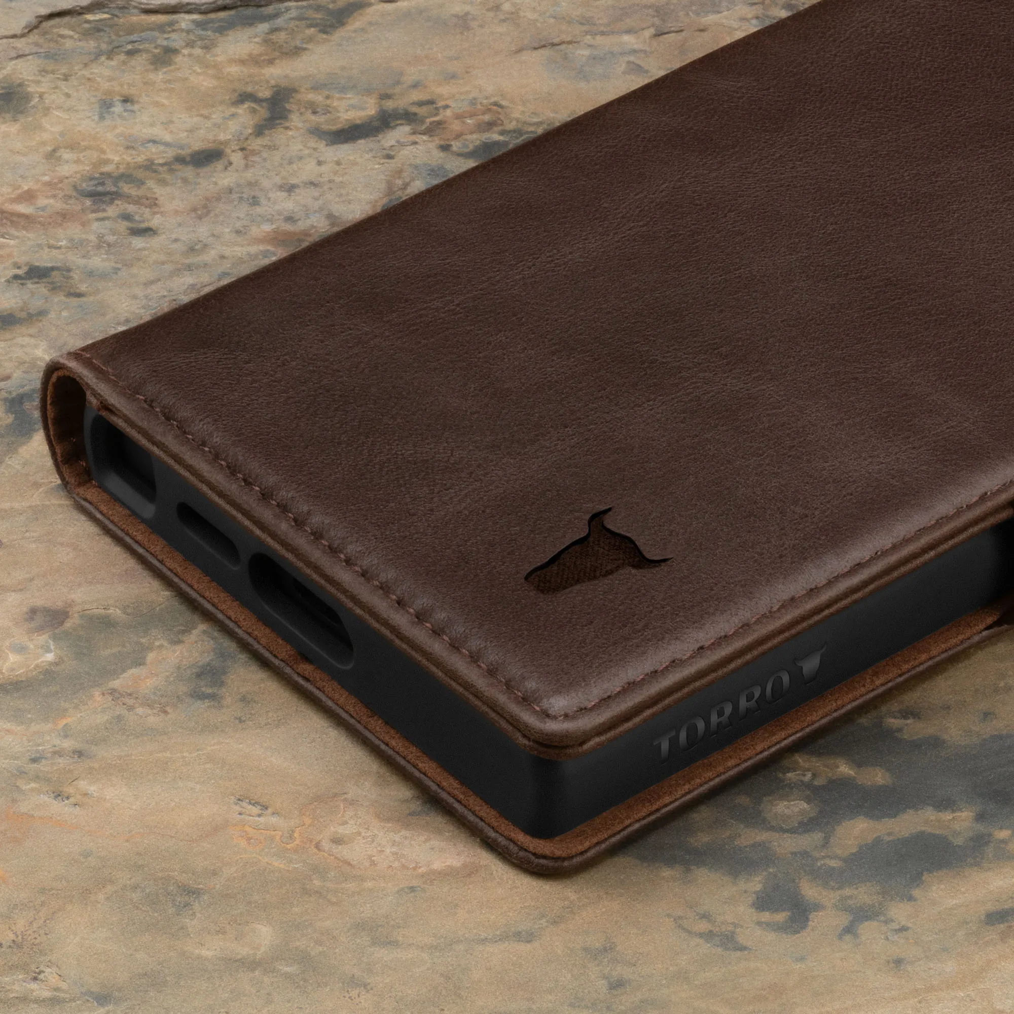 Galaxy S24 Ultra Leather Case (with Stand Function)