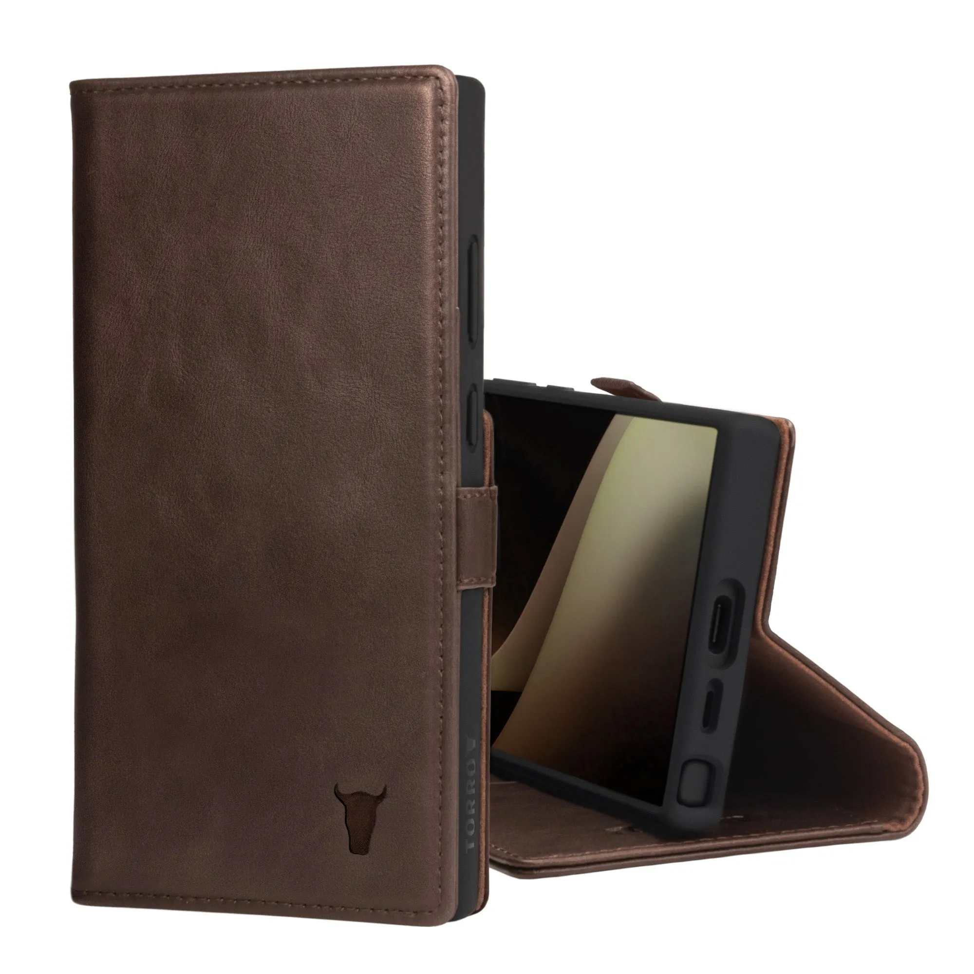 Galaxy S24 Ultra Leather Case (with Stand Function)