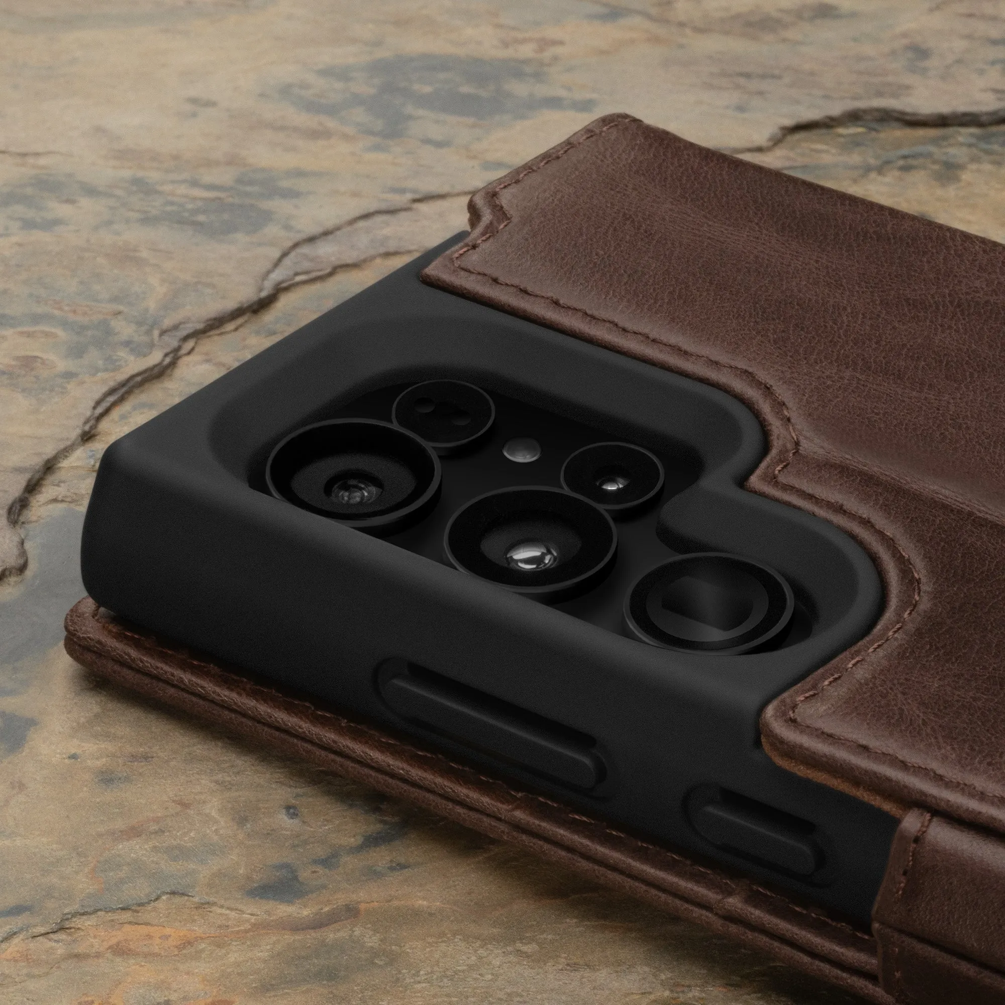 Galaxy S24 Ultra Leather Case (with Stand Function)