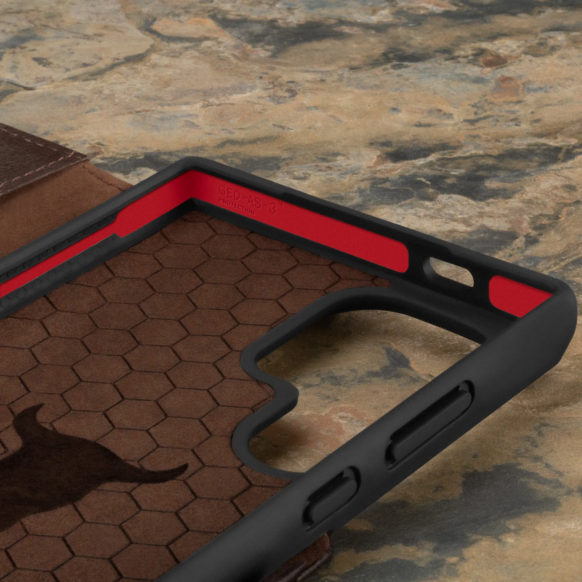 Galaxy S24 Ultra Leather Case (with Stand Function)