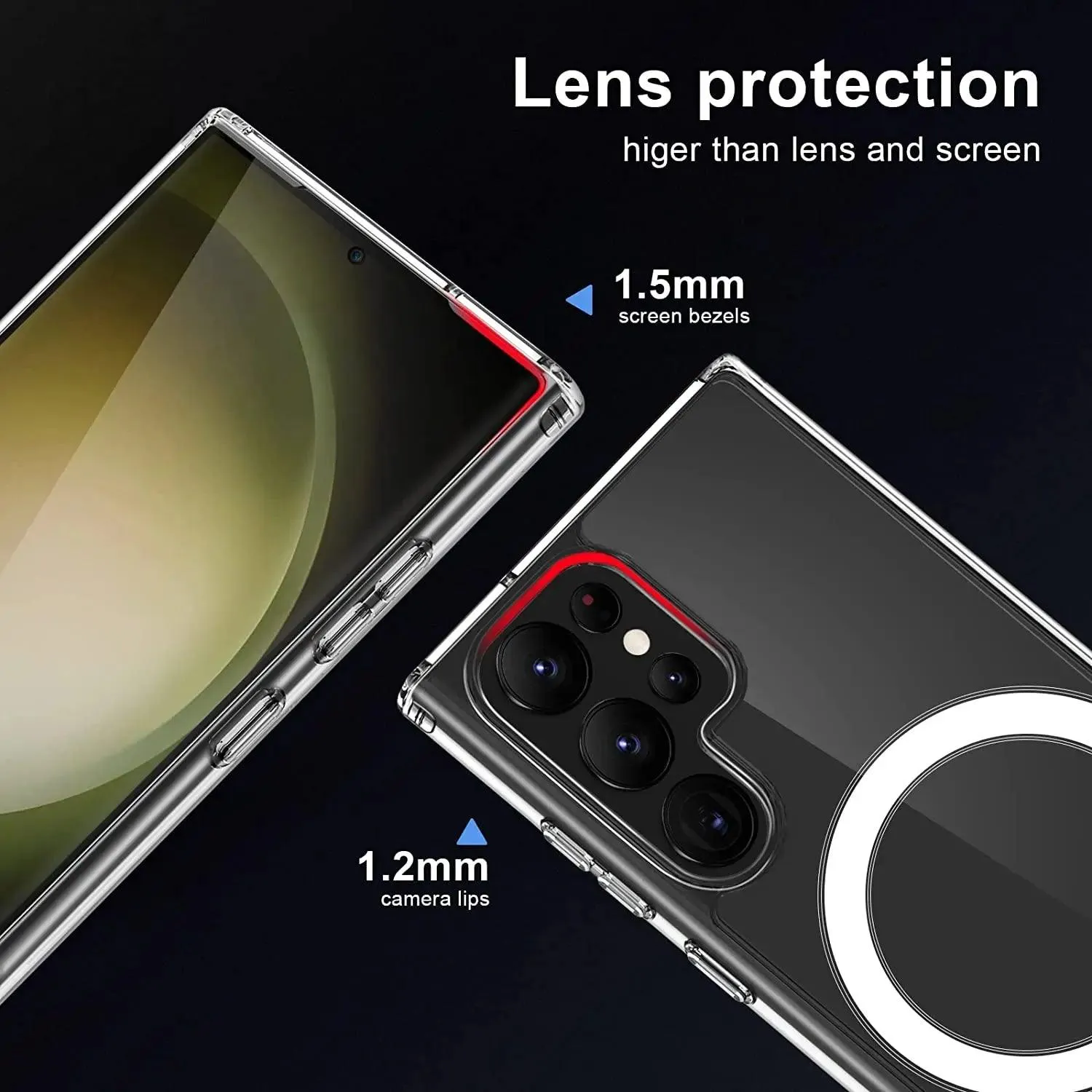 Galaxy S24 Ultra Magsafe Magnetic Wireless Charging Case