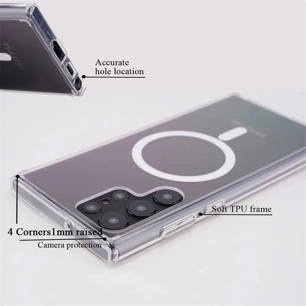 Galaxy S24 Ultra Magsafe Magnetic Wireless Charging Case