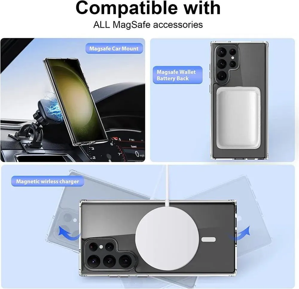 Galaxy S24 Ultra Magsafe Magnetic Wireless Charging Case