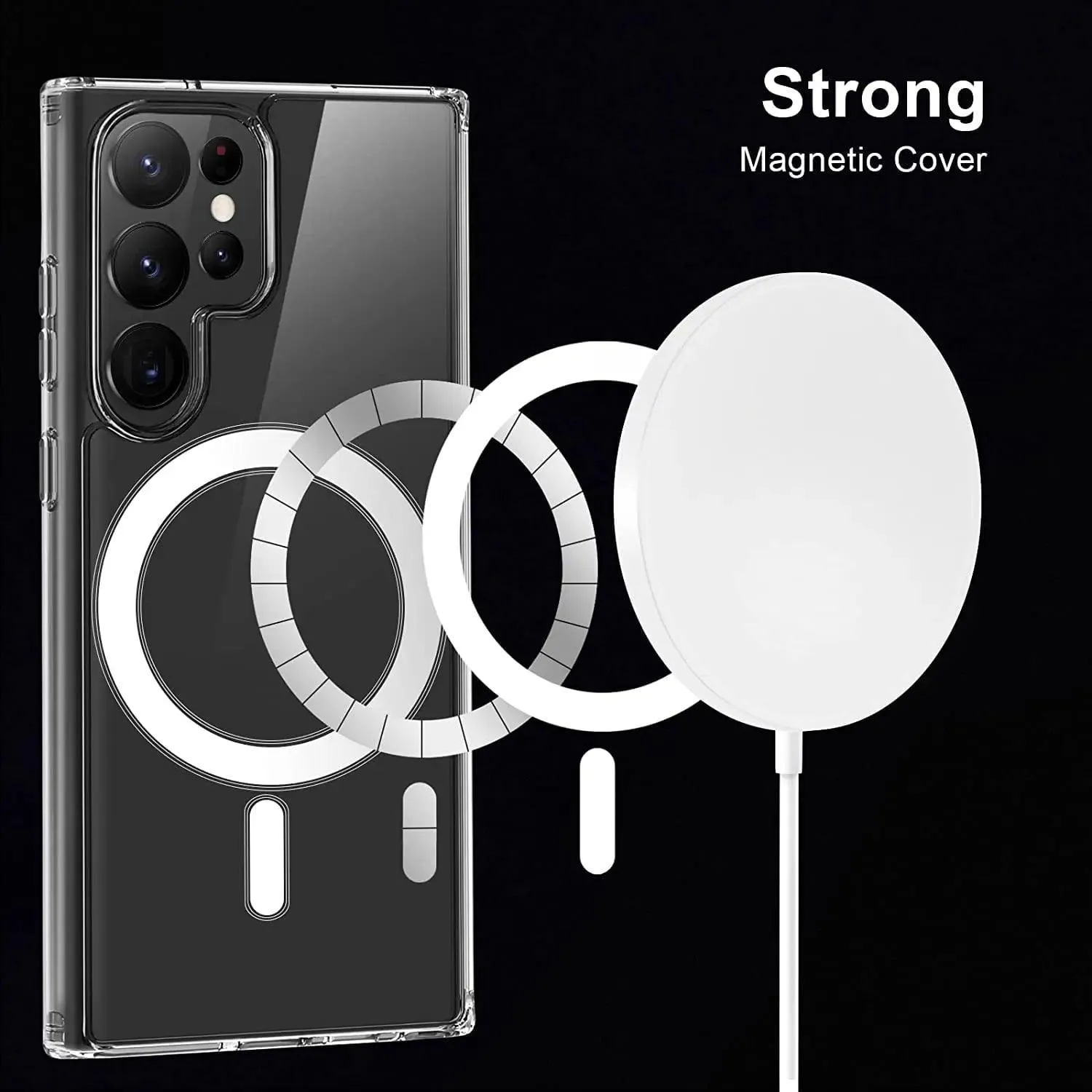 Galaxy S24 Ultra Magsafe Magnetic Wireless Charging Case