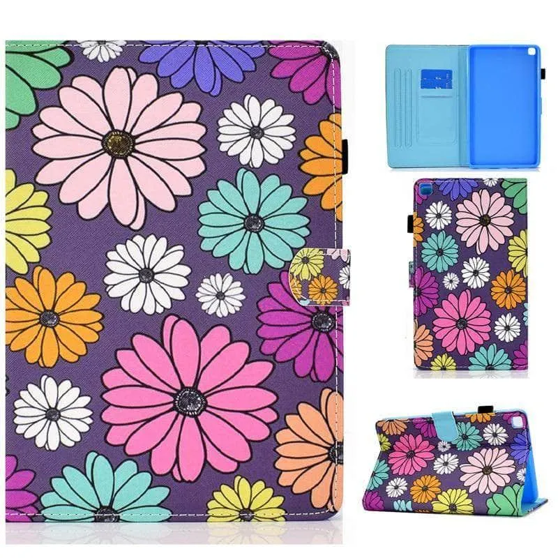 Galaxy Tab A7 Lite T220 T225 Cartoon Leather Stand