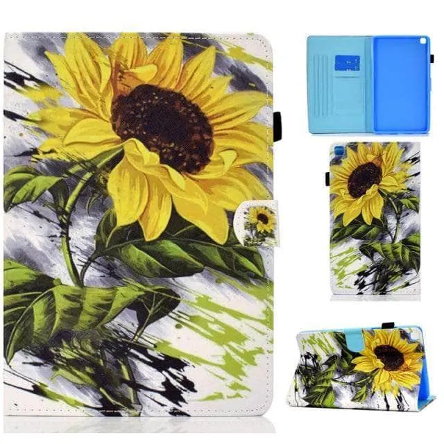 Galaxy Tab A7 Lite T220 T225 Cartoon Leather Stand