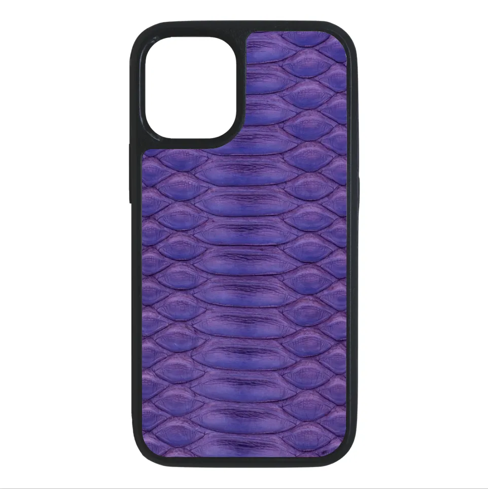 Genuine Purple Python iPhone 13 Mini Case
